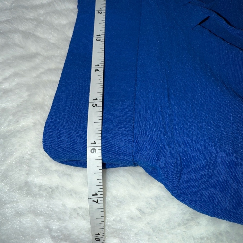 NYCC Vibrant Blue Wide-Leg Pants Size 10 - Picture 4 of 5